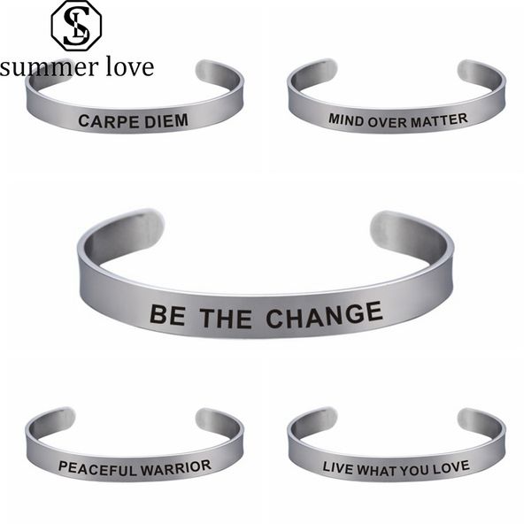 carpe diem cuff bracelets bangles for women men boho jewelry stainless steel engraved positive quotes open bangles personalised jewelry, Black
carpe diem cuff bracelets bangles for women men boho jewelry stainless steel engraved positive quotes open bangles personalised jewelry, Black