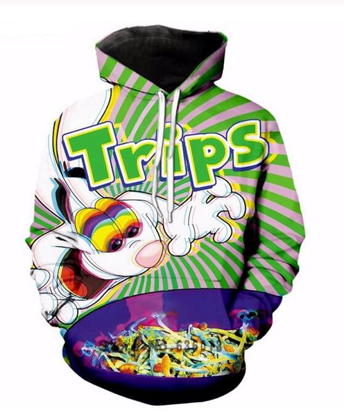 new set trippy vibrant trix rabbit psychedelic hoodies mens hooded pullovers printed male hoody 3d printing hooded sweatshirts, Black
new set trippy vibrant trix rabbit psychedelic hoodies mens hooded pullovers printed male hoody 3d printing hooded sweatshirts, Black