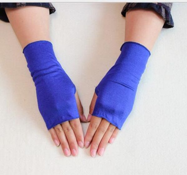 women' summer sunscreen cotton glove lady' fingerless summer driving glove r074, Blue;gray
women' summer sunscreen cotton glove lady' fingerless summer driving glove r074, Blue;gray