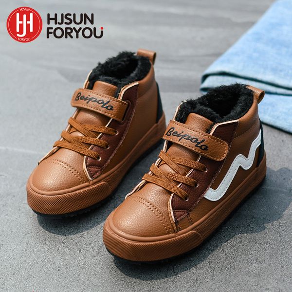 2019 winter children snow boots fashion waterproof boy girl martin boots leather casual child shoes warm plush baby boots y190525, Black;red
2019 winter children snow boots fashion waterproof boy girl martin boots leather casual child shoes warm plush baby boots y190525, Black;red