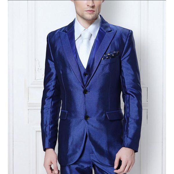 fashion shinny royal blue groom tuxedos notch lapel groomsmen wedding dress excellent man jacket blazer 3 piece suit(jacket+pants+vest+tie)8, Black;gray
fashion shinny royal blue groom tuxedos notch lapel groomsmen wedding dress excellent man jacket blazer 3 piece suit(jacket+pants+vest+tie)8, Black;gray