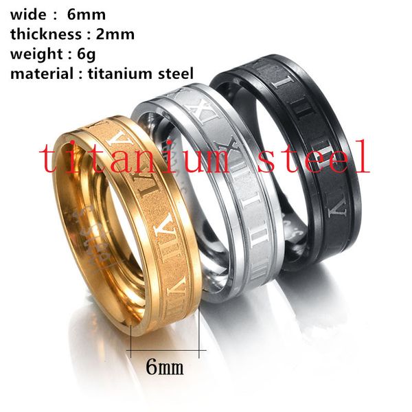 luxury designer 316l titanium steel ring roman digital ring stylish classic rings for men and women ing, Silver
luxury designer 316l titanium steel ring roman digital ring stylish classic rings for men and women ing, Silver