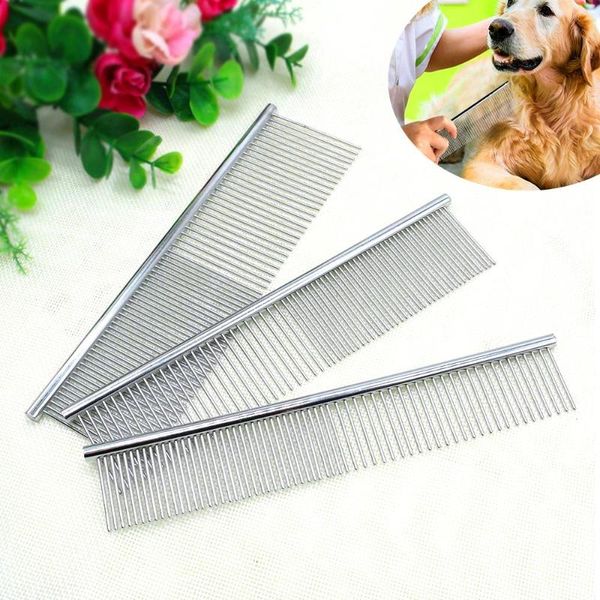 dog cat grooming comb stainless steel pet brush tool shedding hair combs with different spaced round teeth for dogs cats
dog cat grooming comb stainless steel pet brush tool shedding hair combs with different spaced round teeth for dogs cats