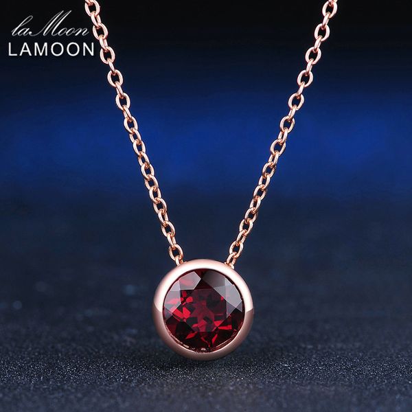 lamoon simple design round pendant necklace for women 1.5ct natural gemstone red garnet 925 sterling silver fine jewelry ni002
lamoon simple design round pendant necklace for women 1.5ct natural gemstone red garnet 925 sterling silver fine jewelry ni002