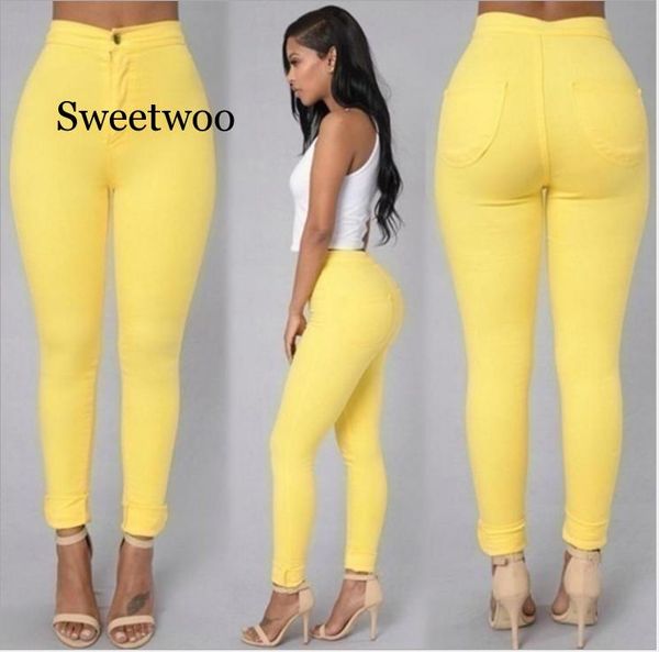 fashion yellow skinny jeggings pants high waist stretch pencil trousers woman slim push up trousers candy color casual new, Blue
fashion yellow skinny jeggings pants high waist stretch pencil trousers woman slim push up trousers candy color casual new, Blue