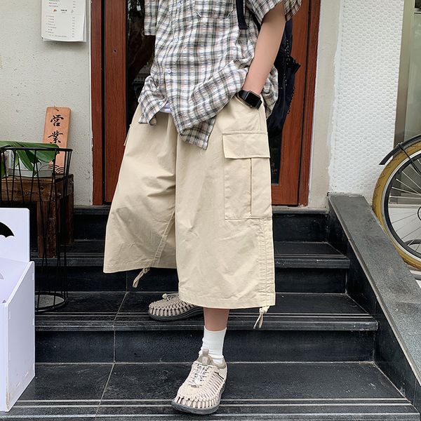 male streetwear hip hop japan korea style loose sports calf length pants men elastic waist casual wide leg cargo pant, Black
male streetwear hip hop japan korea style loose sports calf length pants men elastic waist casual wide leg cargo pant, Black