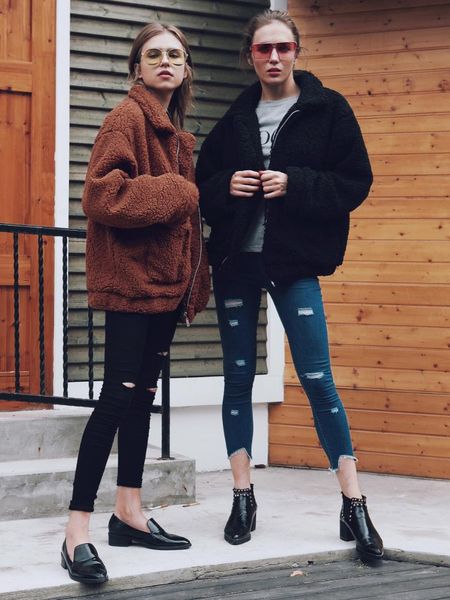 zogaa 2019 fashion women's teddy coats autumn winter faux fur jackets plus size solid loose zipper cashmere casual overcoat warm, Black
zogaa 2019 fashion women's teddy coats autumn winter faux fur jackets plus size solid loose zipper cashmere casual overcoat warm, Black
