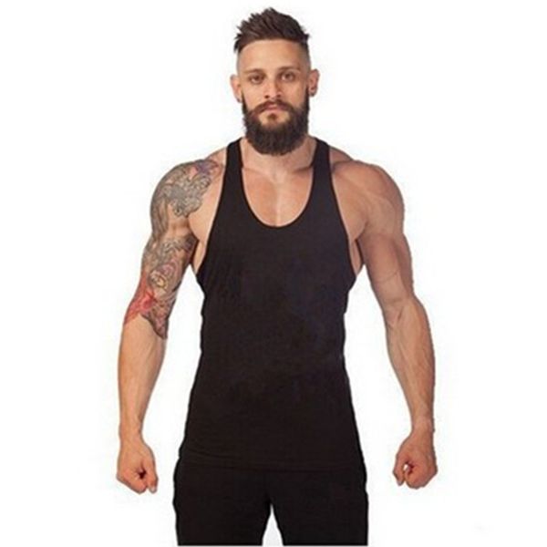 wholesale cotton men tank 2019 slim sleeveless vest male undershirt bodybuilding singlet fitness simple tank, White;black
wholesale cotton men tank 2019 slim sleeveless vest male undershirt bodybuilding singlet fitness simple tank, White;black