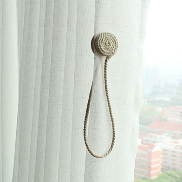 no punching cute pastorale round wooden ball cotton rope curtains tieback magnet curtains buckle magnetic curtain holder
no punching cute pastorale round wooden ball cotton rope curtains tieback magnet curtains buckle magnetic curtain holder