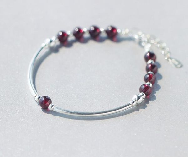 tinny 5mm(length 17cm-20cm)real. 925 sterling silver natural red garnet stone &round lucky bead bracelet fine jewelry gtls336, Black
tinny 5mm(length 17cm-20cm)real. 925 sterling silver natural red garnet stone &round lucky bead bracelet fine jewelry gtls336, Black