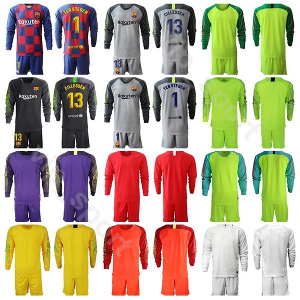 2020 soccer goalkeeper gk goalie 1 marc andre ter stegen jersey set 13 neto yellow green black blue football shirt kits uniform bsln
2020 soccer goalkeeper gk goalie 1 marc andre ter stegen jersey set 13 neto yellow green black blue football shirt kits uniform bsln