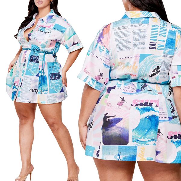 нерегулярное письмо женская рубашка платья лета отворотом шеи плюс платье с коротким рукавом над коленом повседневная одежда, Black;gray
нерегулярное письмо женская рубашка платья лета отворотом шеи плюс платье с коротким рукавом над коленом повседневная одежда, Black;gray