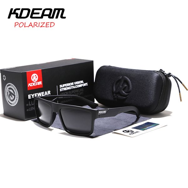 2018 new kdeam sunglasses men sports polarized sun glasses cool black square frame uv400 driving with original case ce kd05x-c1, White;black
2018 new kdeam sunglasses men sports polarized sun glasses cool black square frame uv400 driving with original case ce kd05x-c1, White;black