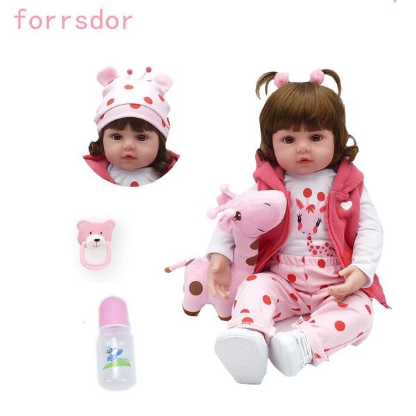 47cm cute red giraffe bebe reborn doll boneca infantil meninas reborn doll gives children the birthday christmas gift y191213
47cm cute red giraffe bebe reborn doll boneca infantil meninas reborn doll gives children the birthday christmas gift y191213