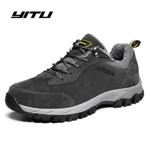 men winter boots super warm men ankle boots suede snow fur plush outdoor work shoes plus size 39-48, Black
men winter boots super warm men ankle boots suede snow fur plush outdoor work shoes plus size 39-48, Black