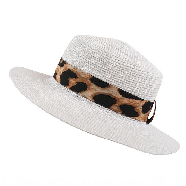2019 summer leisure travel straw hat weaving women's outdoor sunshade leopard print big straw hat with edge, Blue;gray
2019 summer leisure travel straw hat weaving women's outdoor sunshade leopard print big straw hat with edge, Blue;gray