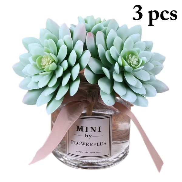 3pcs mini artificial plants plastic potted succulents pot diy green fake leaves for desk office home fake decoration plants
3pcs mini artificial plants plastic potted succulents pot diy green fake leaves for desk office home fake decoration plants