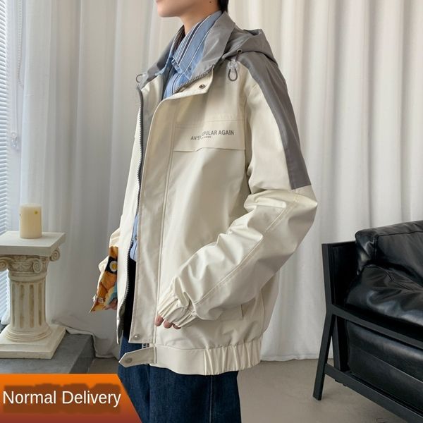 mens designer coat fashion tooling functional handsome versatile casual clothes jacket, Black;brown
mens designer coat fashion tooling functional handsome versatile casual clothes jacket, Black;brown