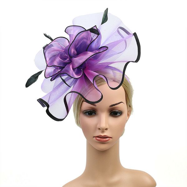 handmade women feather mesh floral fascinator hat headband hair clip accessories fedoras, Blue;gray
handmade women feather mesh floral fascinator hat headband hair clip accessories fedoras, Blue;gray