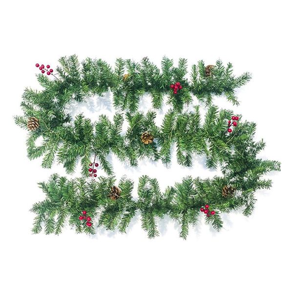 2.7m artificial green christmas garland wreath xmas home party christmas decoration pine tree rattan hanging ornament
2.7m artificial green christmas garland wreath xmas home party christmas decoration pine tree rattan hanging ornament