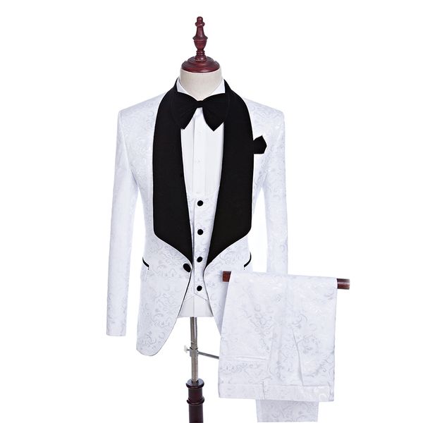 classic jacquard tuxedos groom wedding men suits mens wedding suits tuxedo costumes de smoking pour hommes men(jacket+pants+tie+vest) 167, Black;gray
classic jacquard tuxedos groom wedding men suits mens wedding suits tuxedo costumes de smoking pour hommes men(jacket+pants+tie+vest) 167, Black;gray