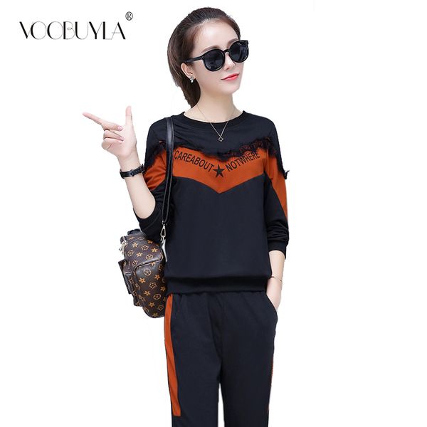 voobuyla women plus size 3xl tracksuit sports jogging suit autumn female sweatshirt+pants running jogging casual set sportswear, Black;blue
voobuyla women plus size 3xl tracksuit sports jogging suit autumn female sweatshirt+pants running jogging casual set sportswear, Black;blue