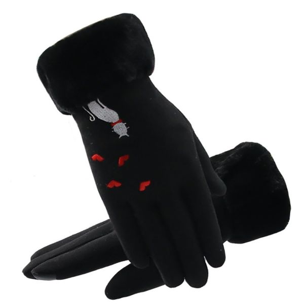 winter outdoor riding party windproof plus velvet suede love cat ladies gloves cold warm gloves classic tools
winter outdoor riding party windproof plus velvet suede love cat ladies gloves cold warm gloves classic tools