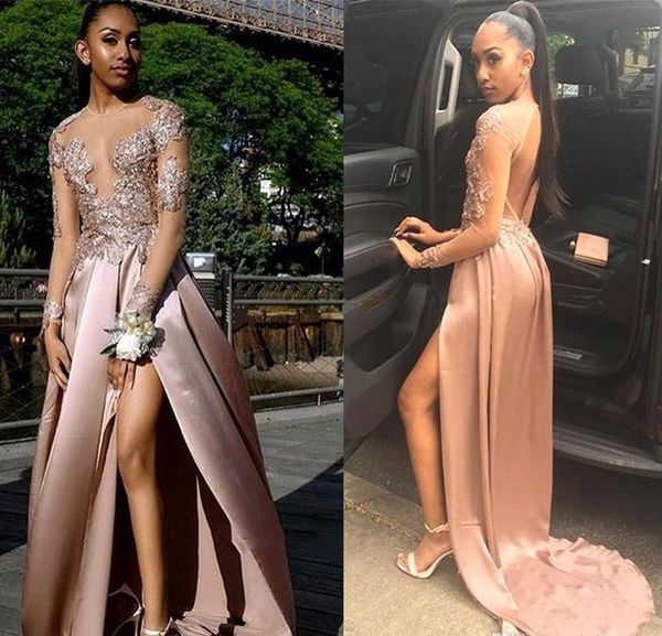 african girls prom dress queen sheer long sleeves formal pageant holidays wear graduation evening party gown custom made plus size, Black
african girls prom dress queen sheer long sleeves formal pageant holidays wear graduation evening party gown custom made plus size, Black