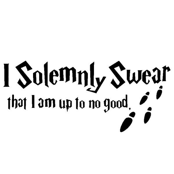 15*6.4cm i solemnly swear,that i am up to no good - unique motorcycle suvs bumper car window lapcar stylings
15*6.4cm i solemnly swear,that i am up to no good - unique motorcycle suvs bumper car window lapcar stylings