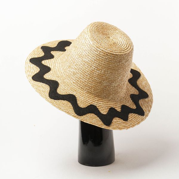 hat women summer sun hats 2019 new fashion fine straw beach vacation hat lady uv protection 691061, Blue;gray
hat women summer sun hats 2019 new fashion fine straw beach vacation hat lady uv protection 691061, Blue;gray