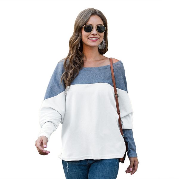 womens designer patchwork hoodies long sleeve o neck ladies sweatshirts fashion contrast color loose female clothing, Black
womens designer patchwork hoodies long sleeve o neck ladies sweatshirts fashion contrast color loose female clothing, Black