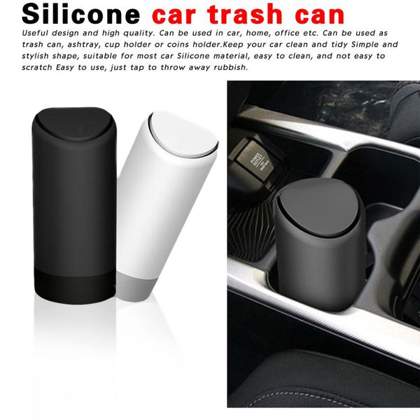1pcs black white auto car garbage can car trash can silicone garbage dust case holder rubbish bin accesorios para auto
1pcs black white auto car garbage can car trash can silicone garbage dust case holder rubbish bin accesorios para auto