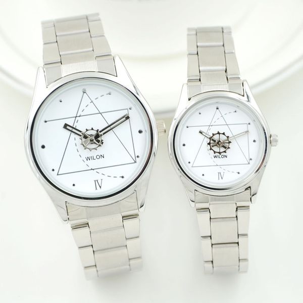 wilon brand water resistant women man couple clocks constellations full steel quartz lady sports watches gift relogios feminino, Slivery;brown
wilon brand water resistant women man couple clocks constellations full steel quartz lady sports watches gift relogios feminino, Slivery;brown