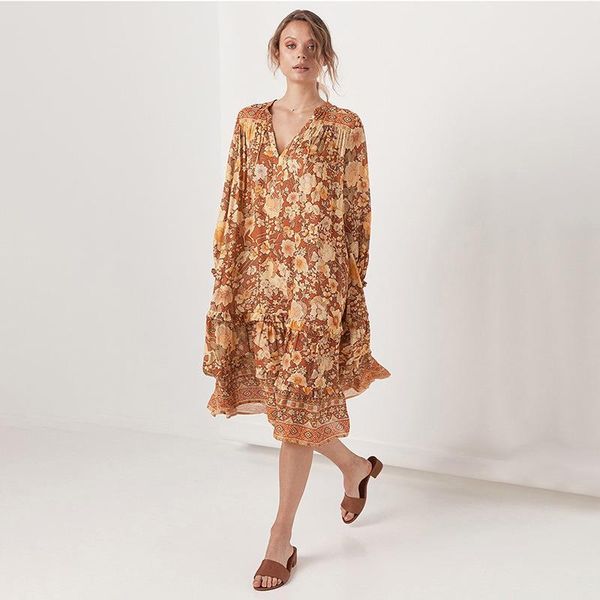 awomen dresses clothes womens clothing medium length loose bohemian long sleeve printed dress new women's dress in 2020 summer, Black;gray
awomen dresses clothes womens clothing medium length loose bohemian long sleeve printed dress new women's dress in 2020 summer, Black;gray