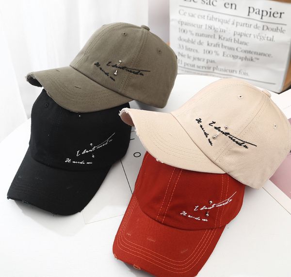 2020 korean version of broken letters embroidered baseball cap. retro hat with curved brim and floppy, Blue;gray
2020 korean version of broken letters embroidered baseball cap. retro hat with curved brim and floppy, Blue;gray