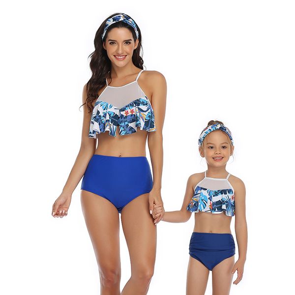 cross-border special 2020 new parent-child swimsuit explosions bikini, Blue
cross-border special 2020 new parent-child swimsuit explosions bikini, Blue