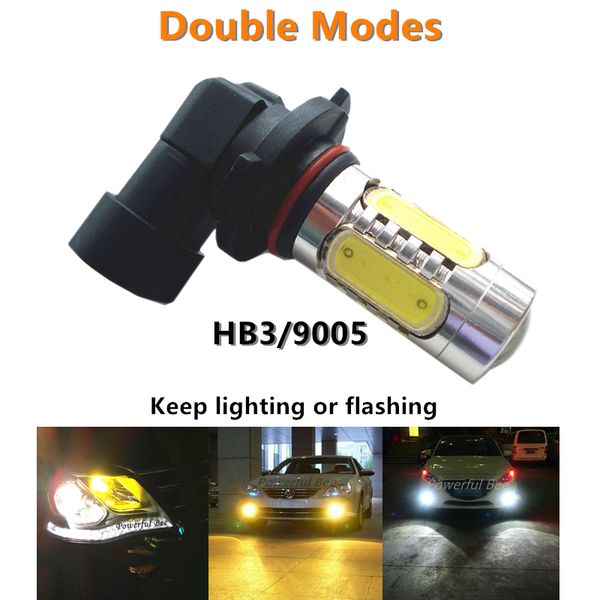 2 x keep lighting and flashing double modes led fog lights bulb hb3/9005 15w white yellow amber for dc12v car
2 x keep lighting and flashing double modes led fog lights bulb hb3/9005 15w white yellow amber for dc12v car