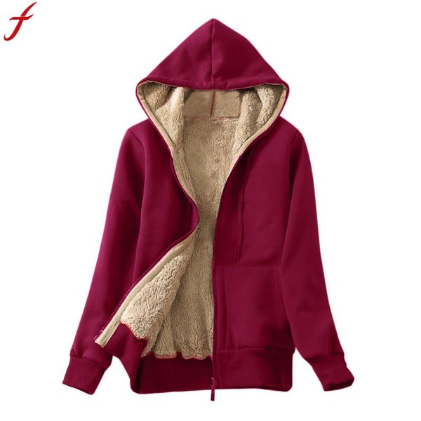 korean women hoodie 2018 women's casual winter warm sherpa lined zip up hooded sweatshirt jacket coat moletom feminino, Black
korean women hoodie 2018 women's casual winter warm sherpa lined zip up hooded sweatshirt jacket coat moletom feminino, Black