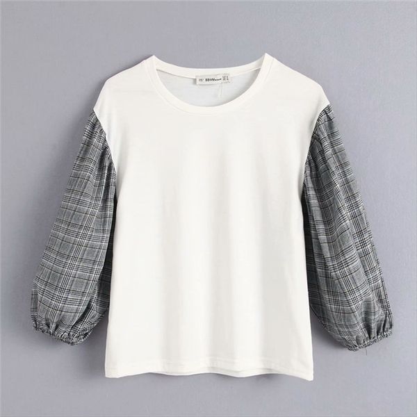 2019 autumn women's dress simple sweet all-match color matching t-shirt female 5039920 2019 autumn women's dress simple sweet all, White
2019 autumn women's dress simple sweet all-match color matching t-shirt female 5039920 2019 autumn women's dress simple sweet all, White