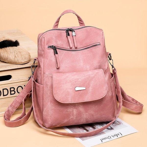 retro large fashion backpack women pu leather rucksack women's knapsack travel backpacks shoulder school bags mochila backpack
retro large fashion backpack women pu leather rucksack women's knapsack travel backpacks shoulder school bags mochila backpack