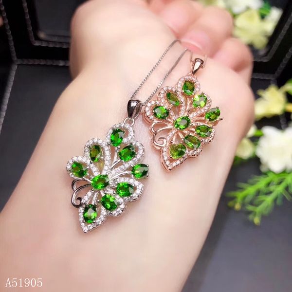 KJJEAXCMY boutique jewelry 925 sterling silver inlaid natural diopside gemstone female luxury necklace pendant support test
KJJEAXCMY boutique jewelry 925 sterling silver inlaid natural diopside gemstone female luxury necklace pendant support test