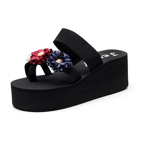 whoholl women slippers summer flower clip toe flip flops woman casual shoes 2020 wedges female beach slippers size 34-41, Black
whoholl women slippers summer flower clip toe flip flops woman casual shoes 2020 wedges female beach slippers size 34-41, Black