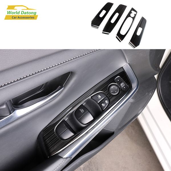car door window glass lift control switch panel stainless steel decoraton trim for sylphy 2020
car door window glass lift control switch panel stainless steel decoraton trim for sylphy 2020