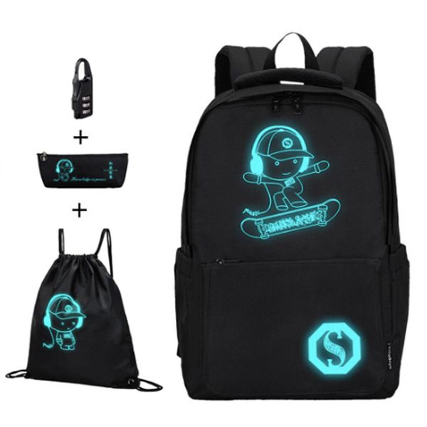large capacity student backpack oxford cloth luminous cartoon school bags for teenager boys casual waterproof girls backpack
large capacity student backpack oxford cloth luminous cartoon school bags for teenager boys casual waterproof girls backpack