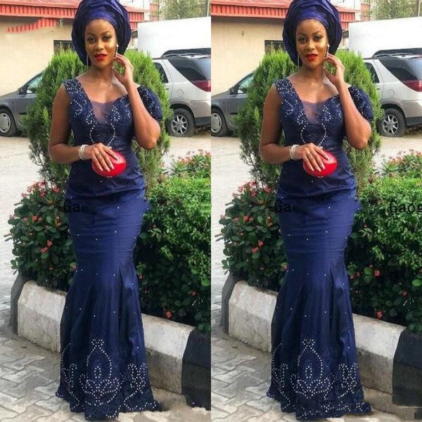 nigerian african aso ebi elegant mermaid evening dresses floor length beads formal party evening gowns dresses, Black;red
nigerian african aso ebi elegant mermaid evening dresses floor length beads formal party evening gowns dresses, Black;red