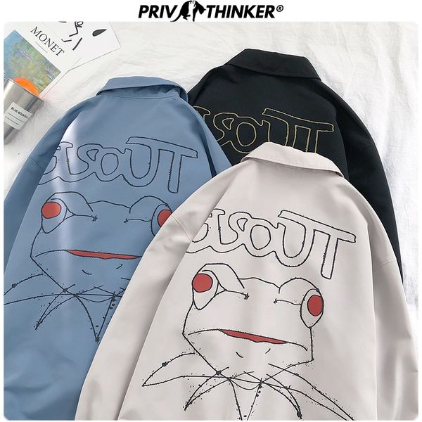 privathinker harajuku blue print men's jackets 2020 fashion single breasted man jacket streetwear casual fashion coat 5xl, Black;brown
privathinker harajuku blue print men's jackets 2020 fashion single breasted man jacket streetwear casual fashion coat 5xl, Black;brown