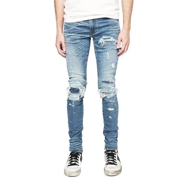new style men's ankle length pants distressed washed blue denim skinny jeans slim trousers men's pants
new style men's ankle length pants distressed washed blue denim skinny jeans slim trousers men's pants