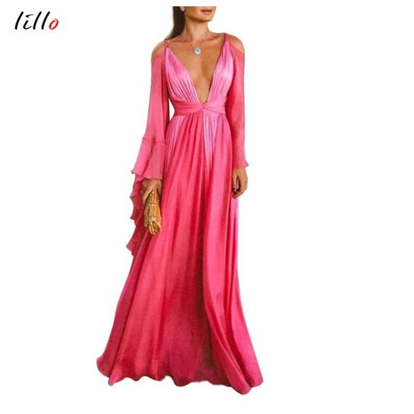 2019 backless v-neck neckline dress deep v-neck women's strapless dress christmas club dress spring and summe, Black;pink
2019 backless v-neck neckline dress deep v-neck women's strapless dress christmas club dress spring and summe, Black;pink