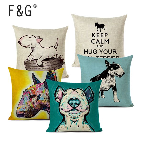 bull terrier cushion cover cute dog printed linen pillows cover car sofa decorative pillowcase home decor case 45x45cm
bull terrier cushion cover cute dog printed linen pillows cover car sofa decorative pillowcase home decor case 45x45cm
