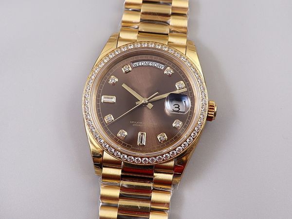 orologio di lusso 12 mm thickness 36mm dia dial ring inset diamond 3255 movement watches ew diamond watch calendar week display, Slivery;brown
orologio di lusso 12 mm thickness 36mm dia dial ring inset diamond 3255 movement watches ew diamond watch calendar week display, Slivery;brown